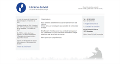 Desktop Screenshot of librairiedumidi.be