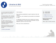 Tablet Screenshot of librairiedumidi.be